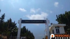 Tarsus Üniversitesi personel alımı